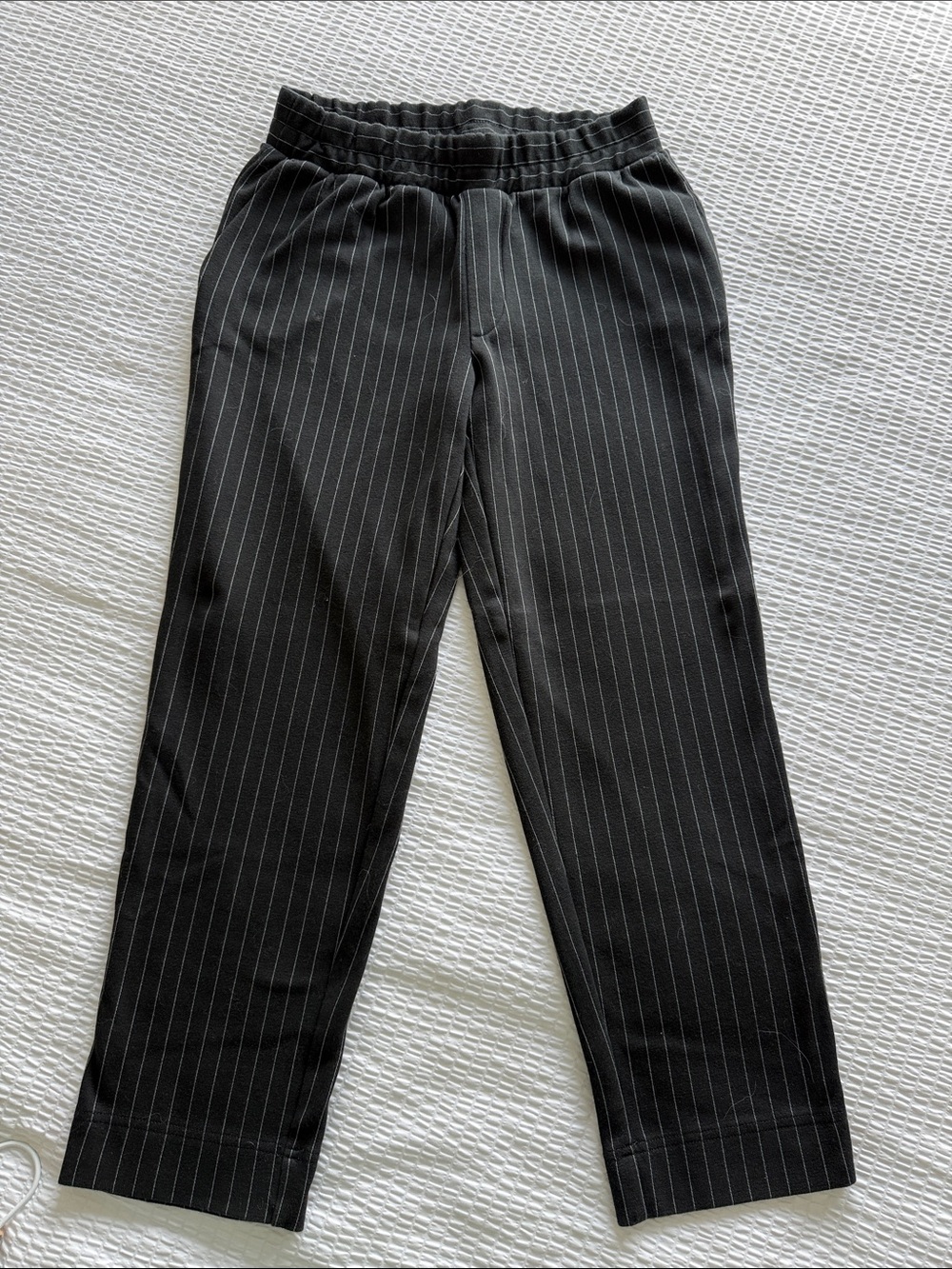A New Day - Black Pinstripe Dress Pants - Elastic Waist